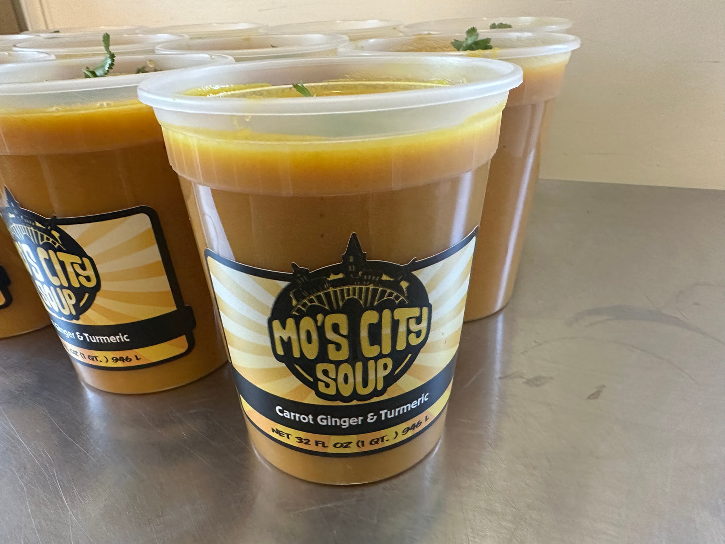 CARROT GINGER & TURMERIC SOUP