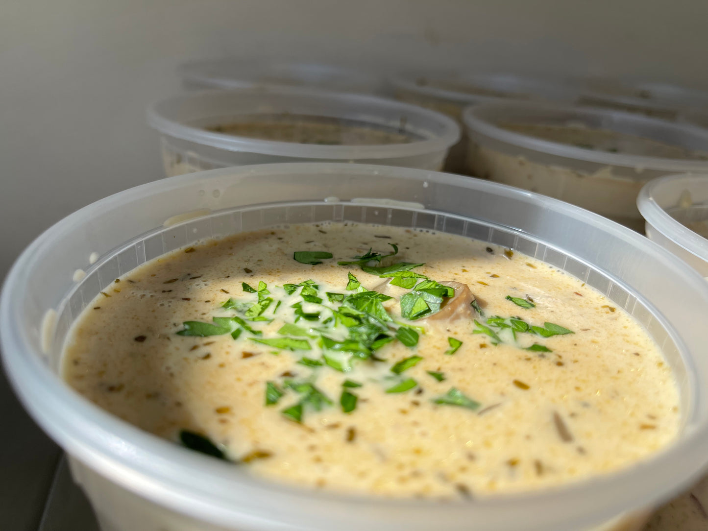 CREAMY WILD RICE & MUSHROOM SOUP