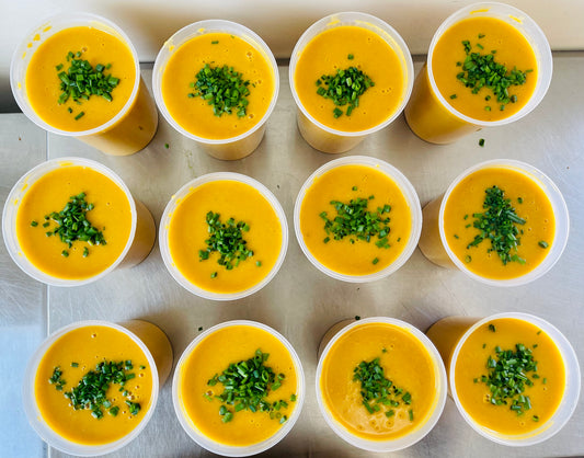 GINGERED SWEET POTATO SOUP