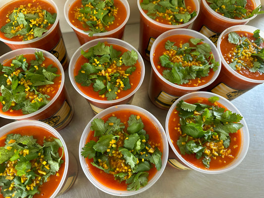 TOMATO & ORANGE SOUP (V) (GF)