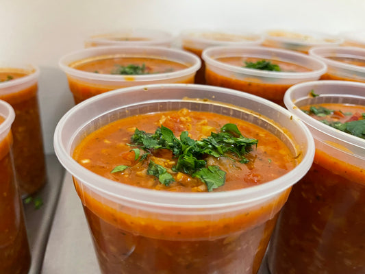 VEGAN STUFFED PEPPER SOUP